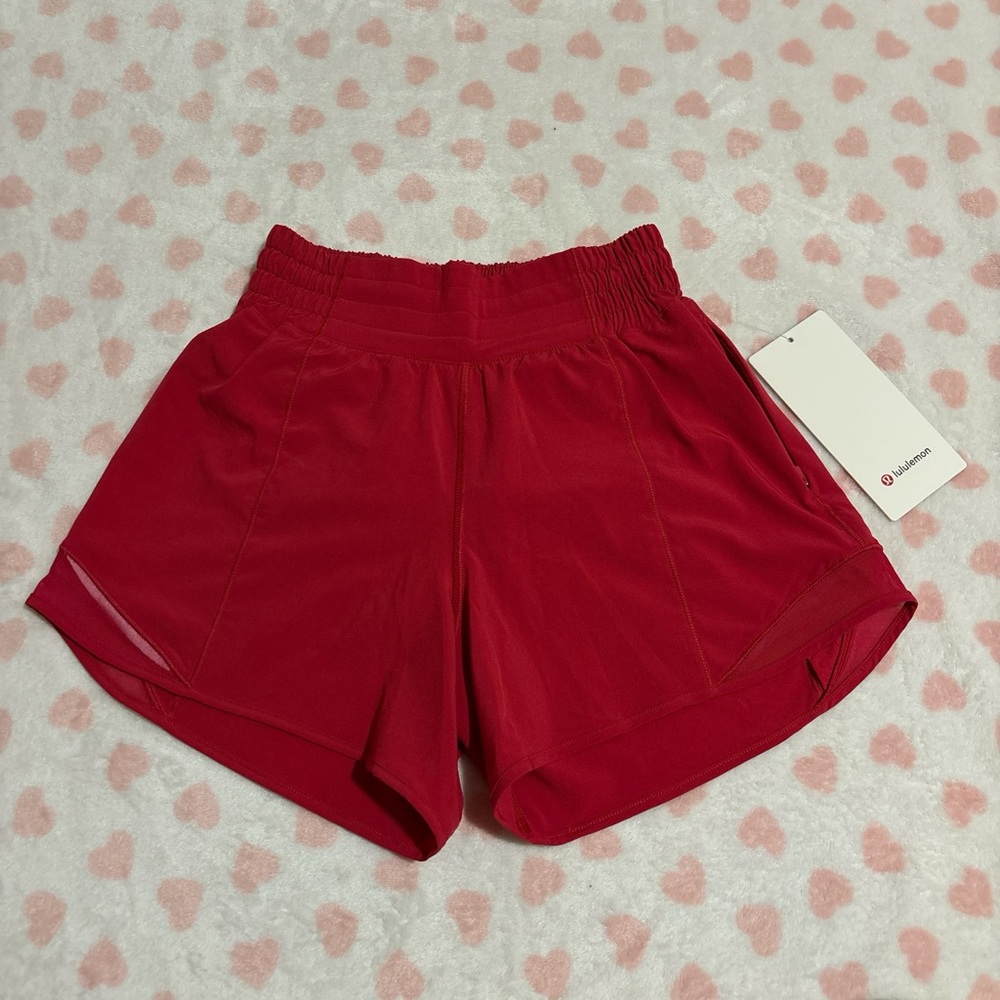 Lululemon hotty hot shorts pink dragonfruit size 2
New with tag